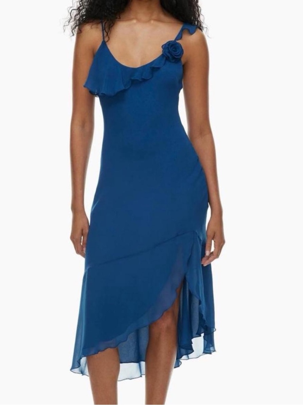 Aritzia Wilfred Collection Engage Dress in Ultramarine Blue - Size
S